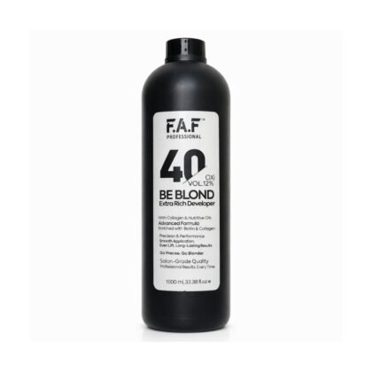 F.A.F Professional 40 Volume (12%) Be Blond Extra Rich Developer 1000ML