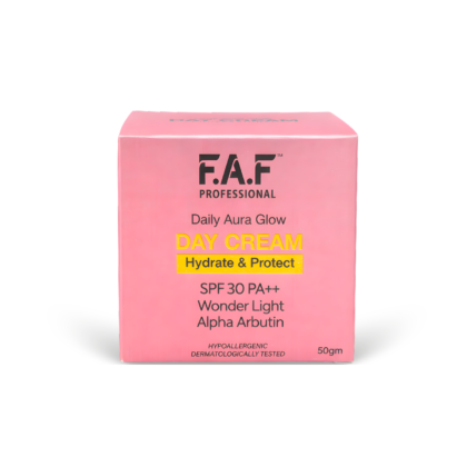 F.A.F Professional Daily Aura Glow Day Cream SPF 30 PA++ | Hydrating Face Cream 50g